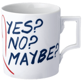Henkelbecher, Dating Mug, Yes No Maybe, V 0,25 l | The Meissen Mug Collection - Berlin