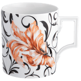 Henkelbecher, "Flower Ornament", Blütenzweige mit orange-roter Blüte, V 0,25l,  | The Meissen Mug Collection - Berlin