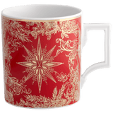 Henkelbecher, Form "Berlin", "Meissen Christmas Star", rot, V 0,25 l | The Meissen Mug Collection - Berlin