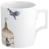Henkelbecher, "Freedom", Vogelpaar mit goldenem Käfig, V 0,25l,  | The Meissen Mug Collection - Berlin