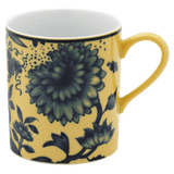 Henkelbecher gelb Ø 8 cm, H 9 cm, V 0,25 l | Meissen No. 41 Noble Blue