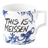 Big Mug Affe und Faultier, 10 cm, 0,5 l | Meissen Big Mug Collection
