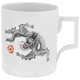 Henkelbecher, Malerei "Ming-Drache" schwarz, V 0,25 l | The Meissen Mug Collection - Berlin