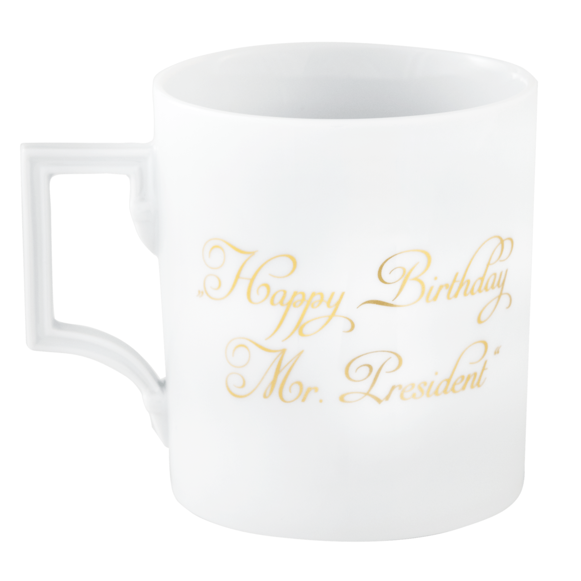 Henkelbecher Marilyn gold, H 9 cm, V 0,25 l | Meissen Legends blowing Bubbles - Collection 79a993 - 55810 - Meissen Weimar