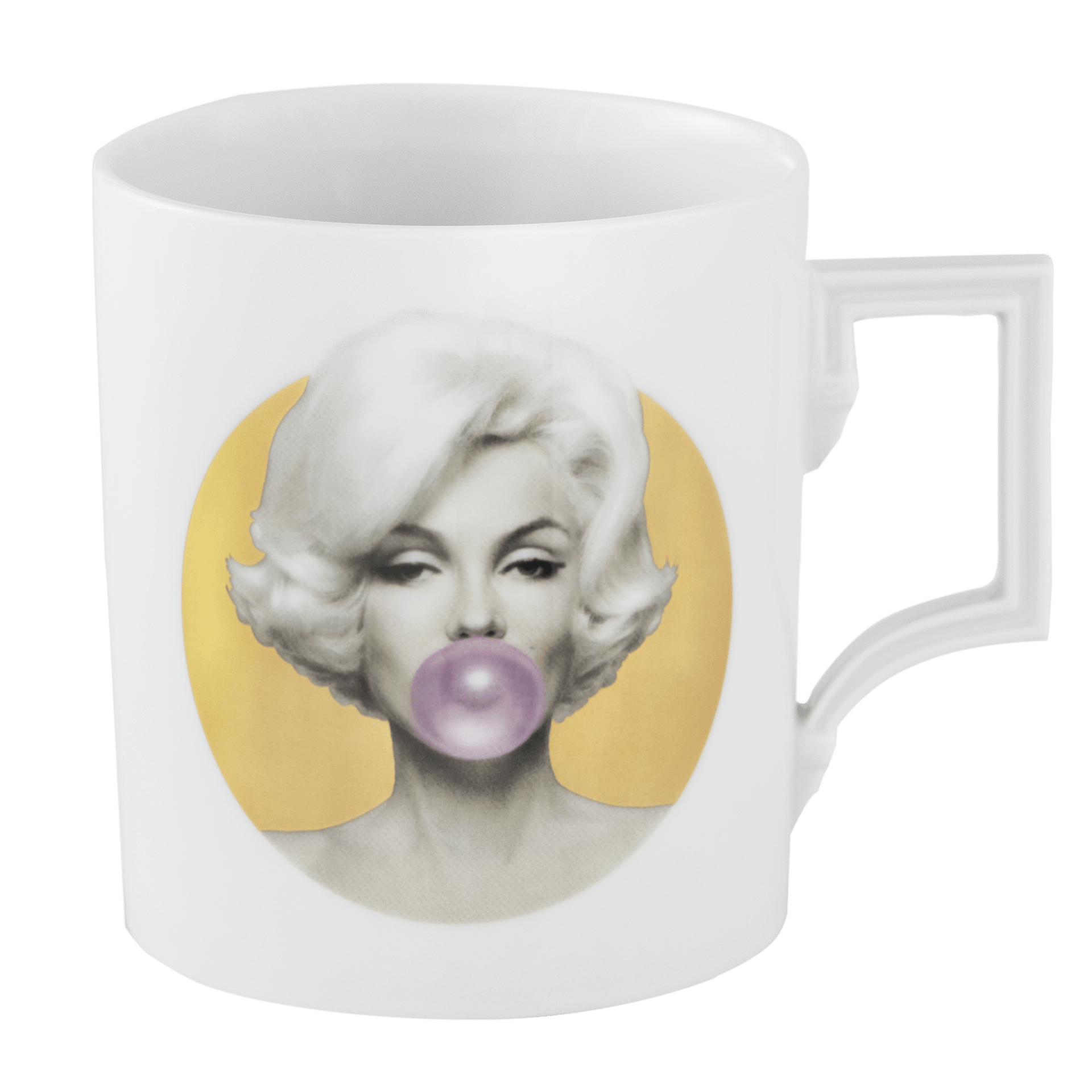 Henkelbecher Marilyn gold, H 9 cm, V 0,25 l | Meissen Legends blowing Bubbles - Collection 79a993 - 55810 - Meissen Weimar