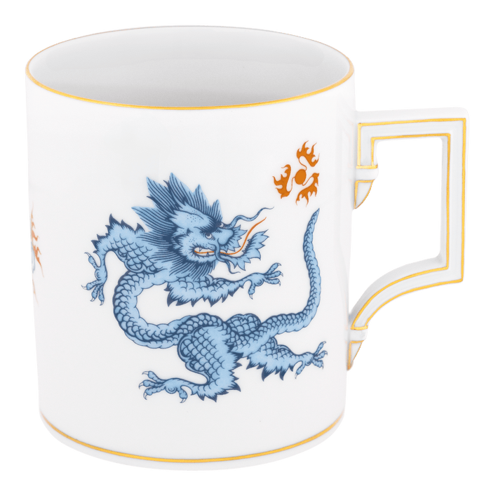 Henkelbecher, Ming-Drache, blau, handausgemalt, V 0,25 l | The Meissen Mug Collection - Berlin
