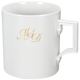 Henkelbecher, Monogramm,3 Buchstaben,gold, V 0,25 l | Meissen Mug Berlin