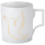 Henkelbecher, "Peace Collection", Peace Dove, Friedenstaube gold, V 0,25 l | The Meissen Mug Collection - Berlin