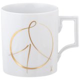 Henkelbecher Peace Sign gold, H 9 cm | Meissen Geschenke