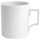 Henkelbecher, Reliefsterne, Weiß, V 0,25 l | Meissen Mug Berlin