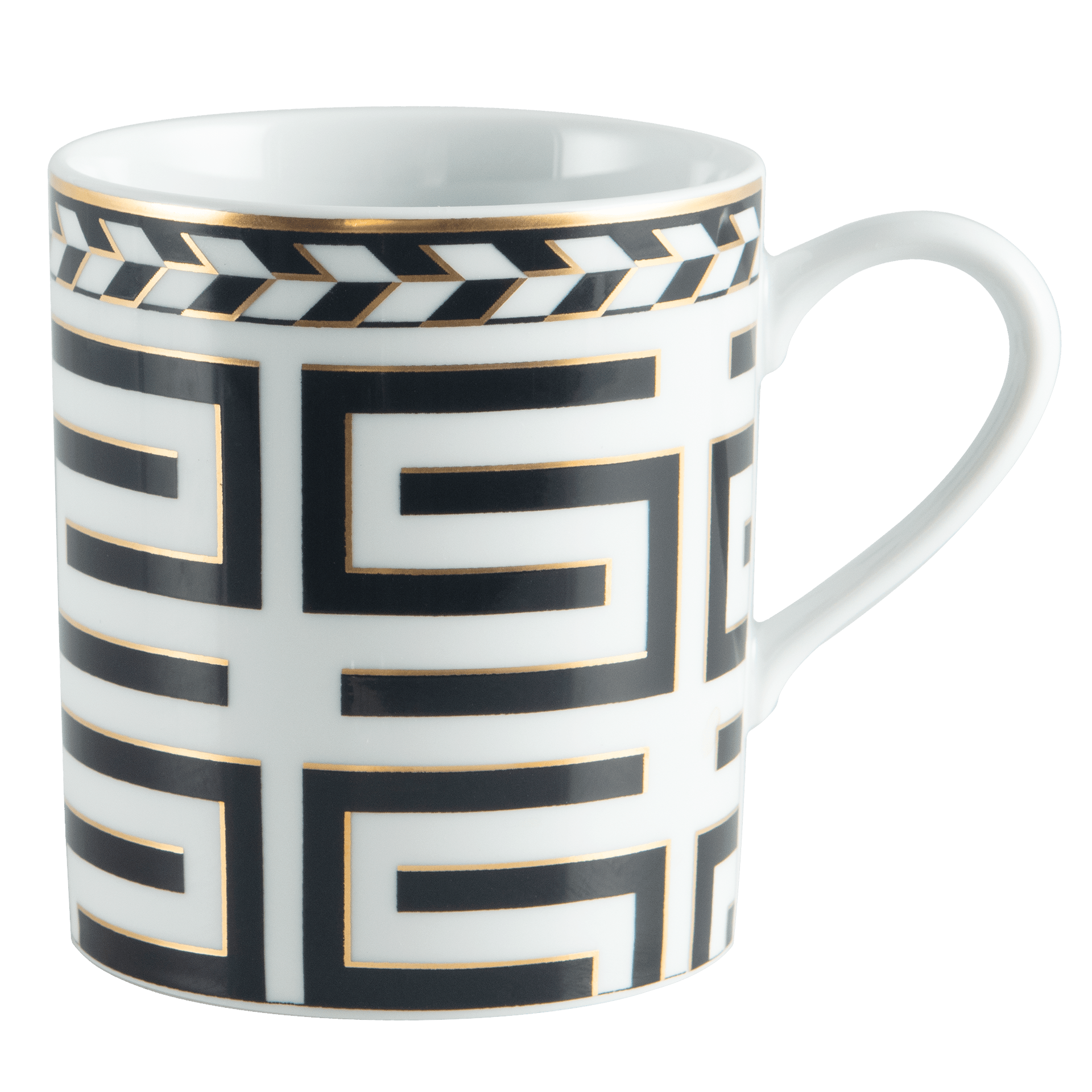 Henkelbecher Royal Meander Ø 8 cm, H 9 cm | Meissen No.41 Swords Luxury Gold 79b475-36575 - Meissen Weimar