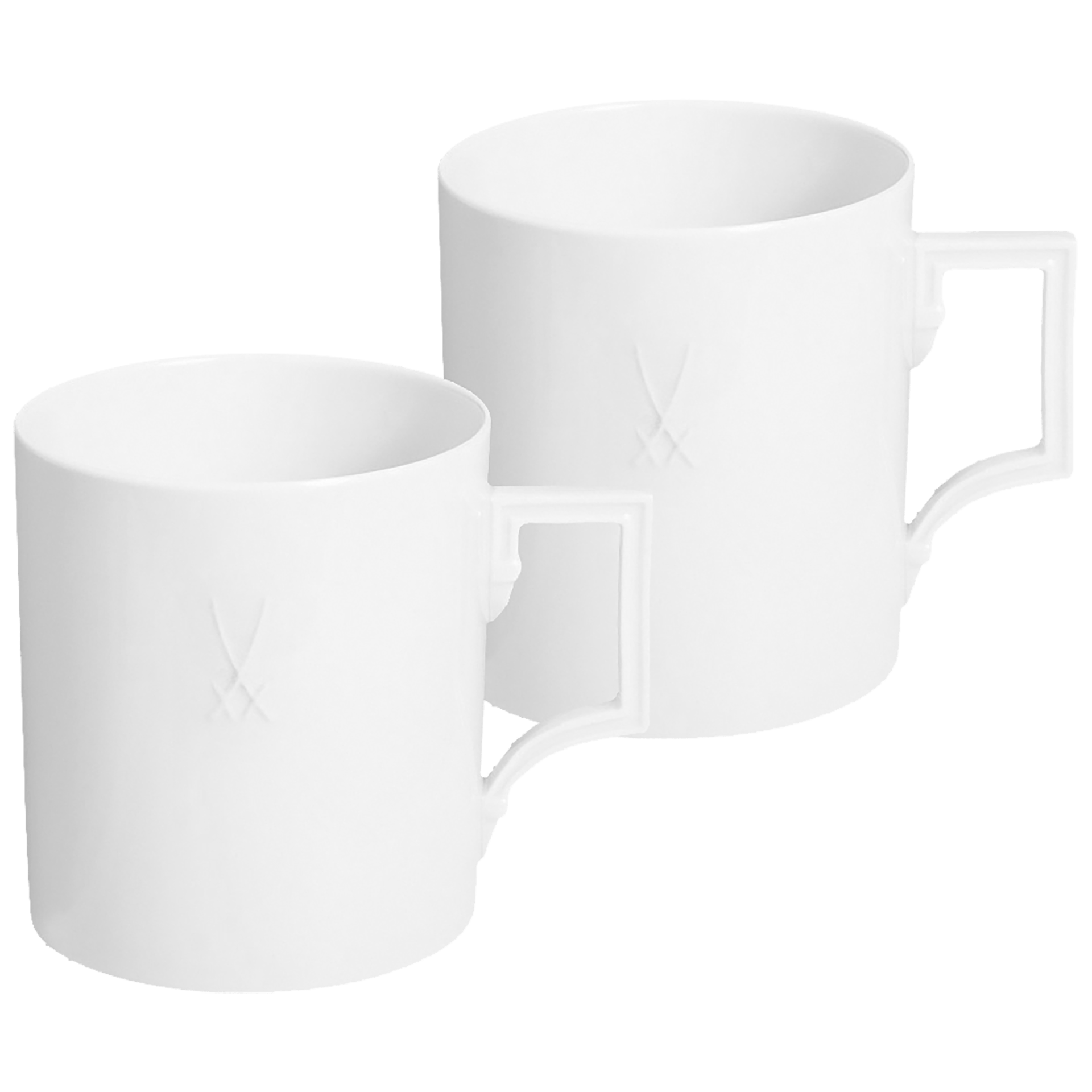 Henkelbecher - Set Weiß, 2 - tlg. | Meissen Berlin 000001 - c5541 - Meissen Weimar
