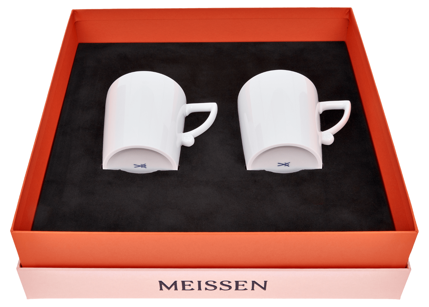Henkelbecher - Set, Weiß, 2 - tlg. | Meissen No.41 Royal Blossom 000001 - c4217 - Meissen Weimar