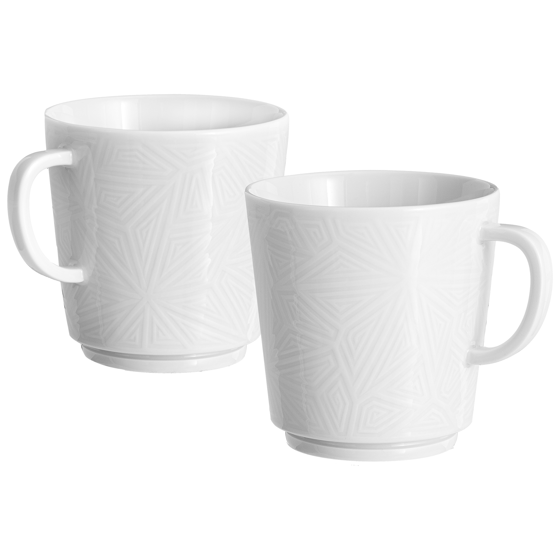 Henkelbecher - Set, Weiß, 2 - tlg. | Meissen Vitruv Graphic 000001 - c4504 - Meissen Weimar