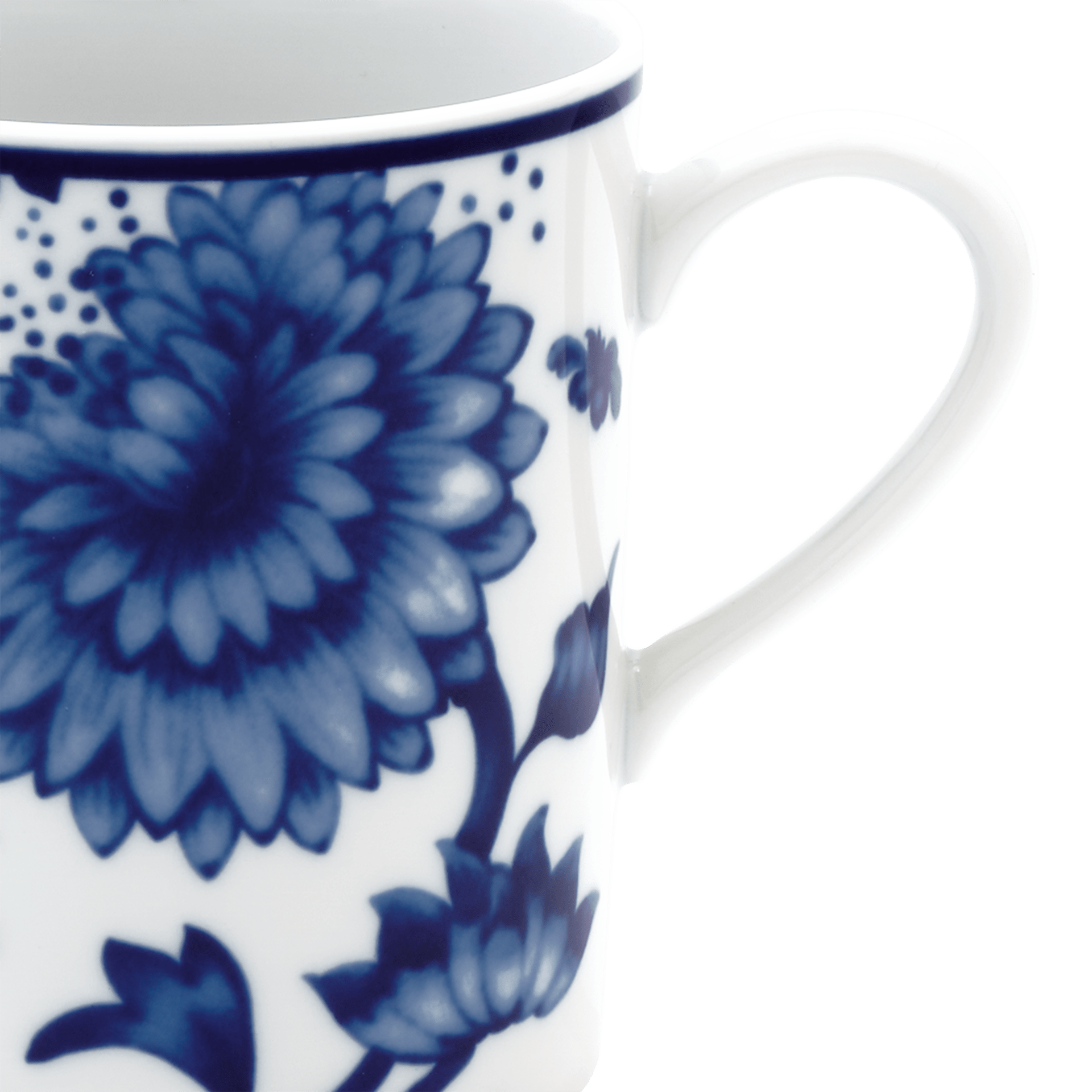 Henkelbecher, Weiß, H 9 cm | Meissen No.41 Zwiebelmuster 79b500-36575 - Meissen Weimar