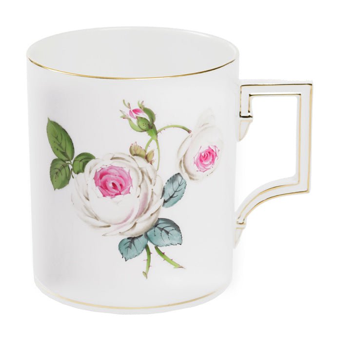 Henkelbecher, Weiße Rose mit Purpurkern, Goldrand, V 0,25 l | The Meissen Mug Collection - Berlin 029510 - 55810 - Meissen Weimar