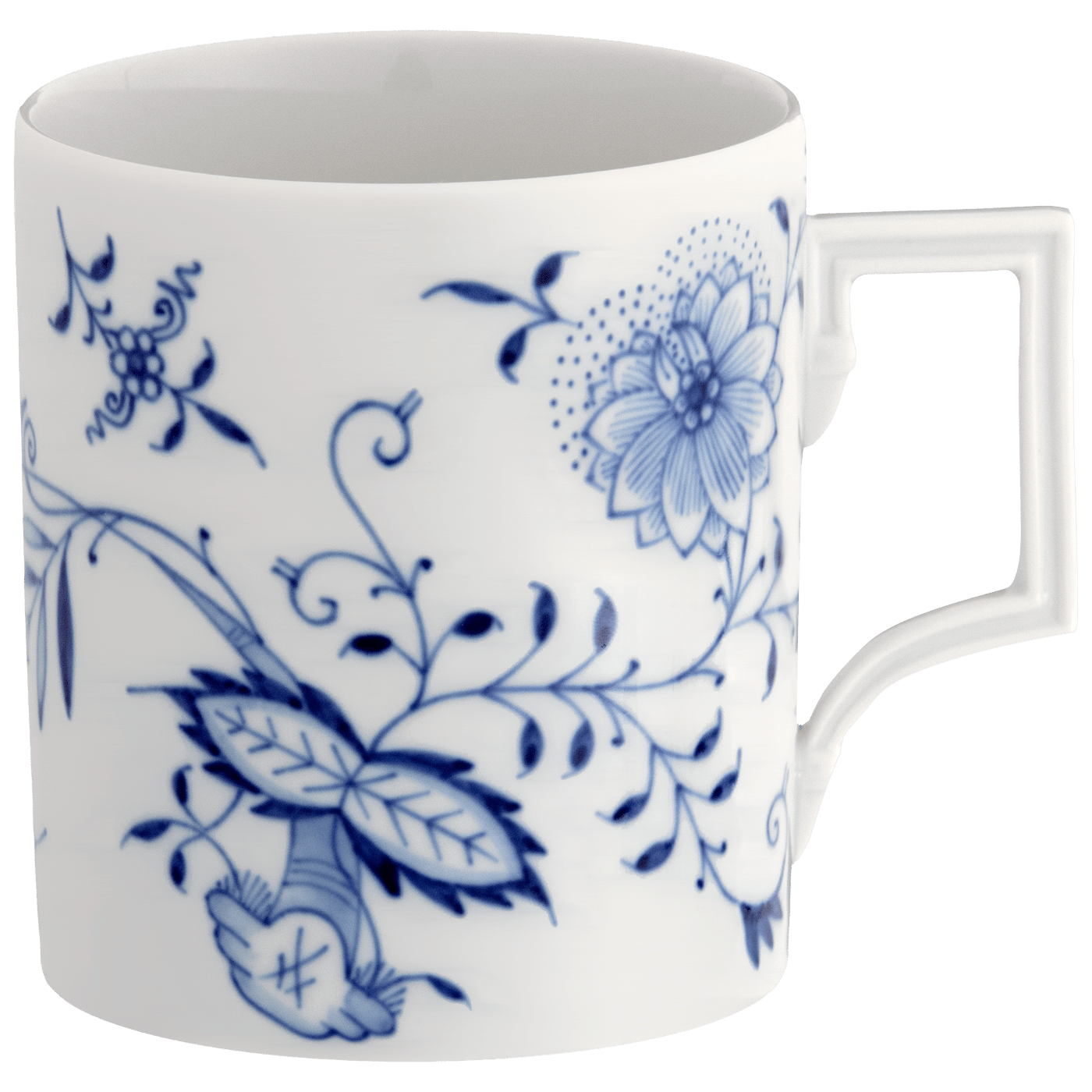 Henkelbecher Zwiebelmuster, H 9 cm, 0,25 l | Meissen No.41 Zwiebelmuster 801401 - 55810 - Meissen Weimar