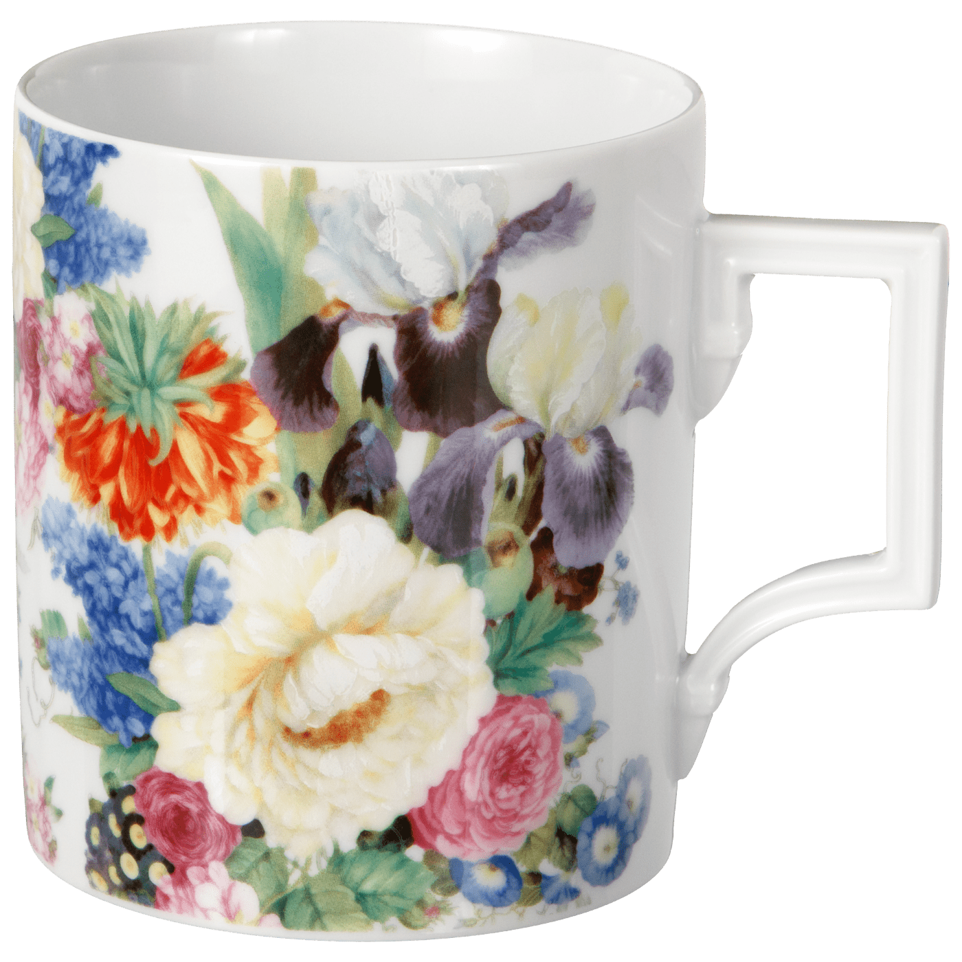 Henkelbecher,"Adidas x Meissen", Blumenbouquets "Flower Garden", 0,25l, | The Meissen Mug Collection - Berlin 79A453 - 55810 - Meissen Weimar