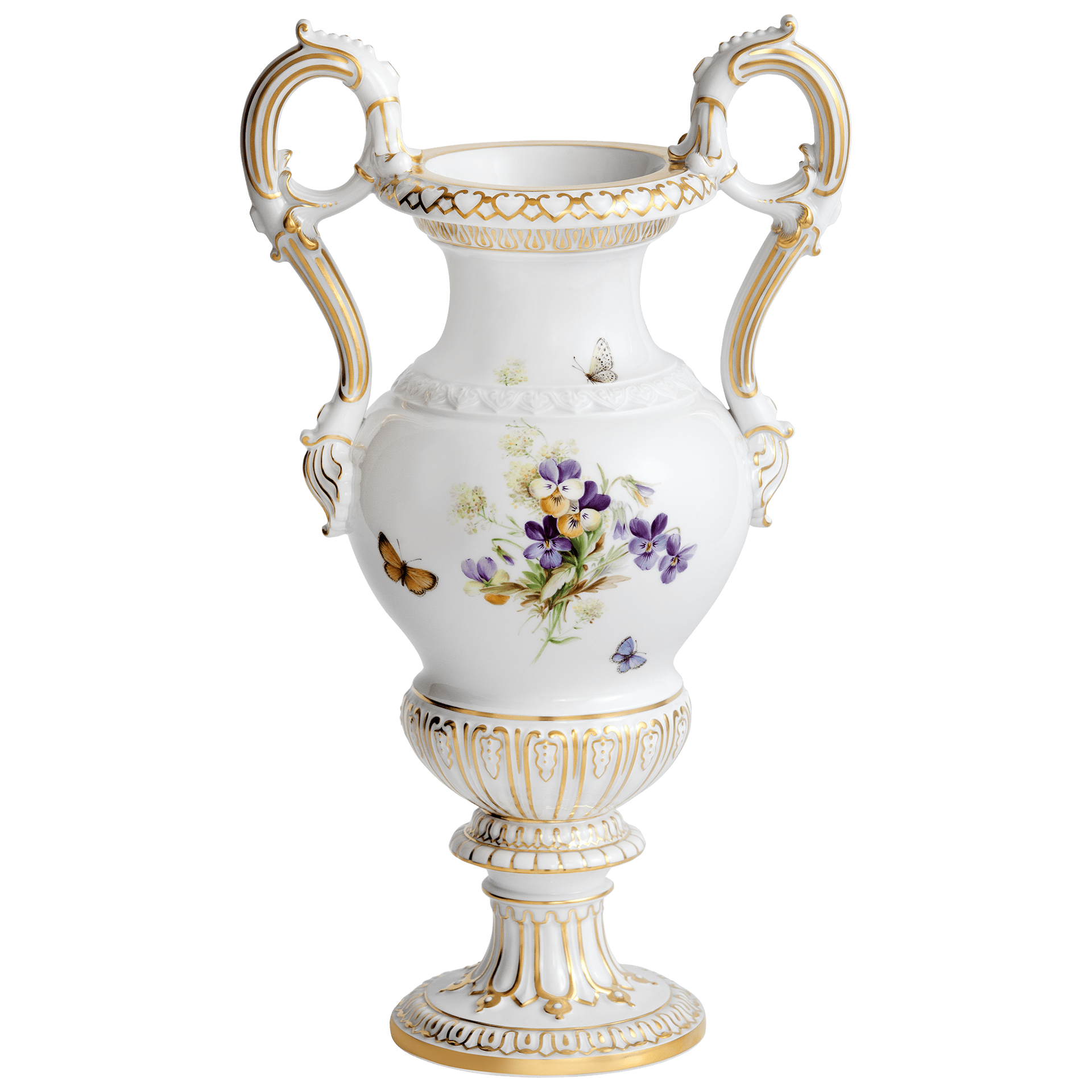 Henkelvase, limitiert, H 41 cm | Meissen Limitierte Meisterwerke 236284 - 50m35 - Meissen Weimar