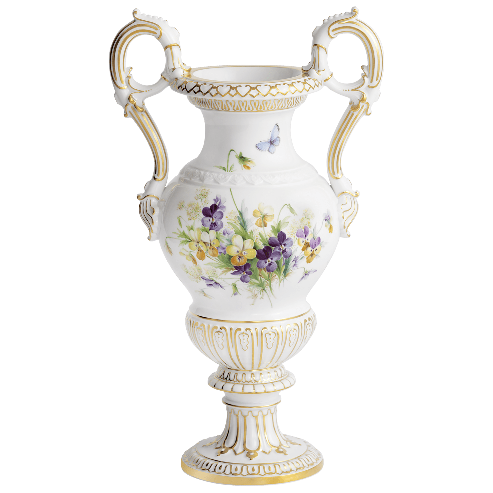 Henkelvase, limitiert, H 41 cm | Meissen Limitierte Meisterwerke 236284 - 50m35 - Meissen Weimar
