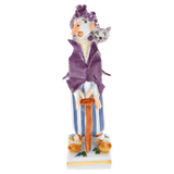 Hexe, Bunt und gold staffiert-, H 10 cm | Meissen Miniaturfiguren-Edition
