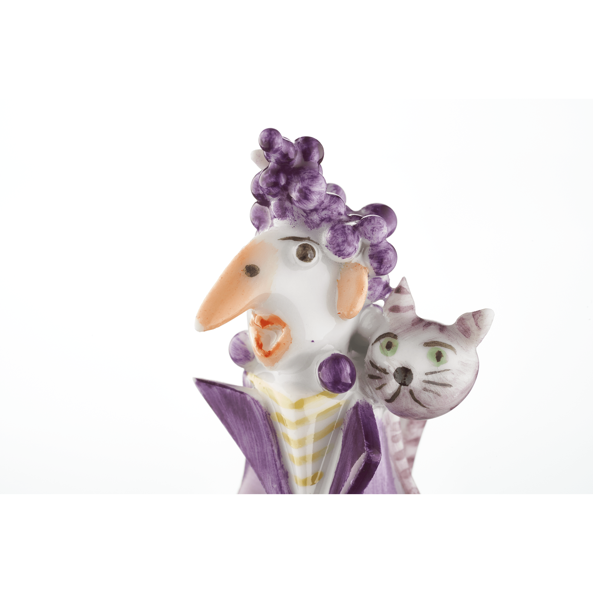 Hexe, Bunt und gold staffiert - , H 10 cm | Meissen Miniaturfiguren - Edition 900300 - 81994 - Meissen Weimar