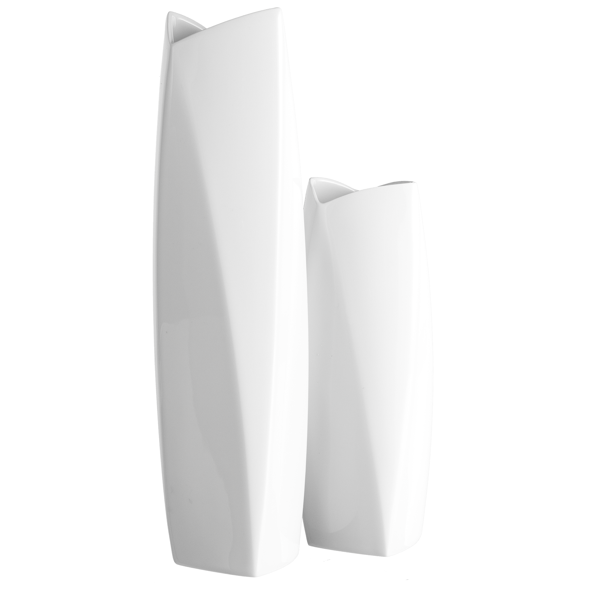 Home - Deco - Set, Vasen, Weiß, 33 cm / 25 cm, 2 - teilig | Meissen Vasen Kollektion 000001 - c5006 - Meissen Weimar