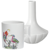 Homeoffice-Set Henkelbecher Fancy Birds & Vase Landscape, 2-teilig | Meissen Fine Dining