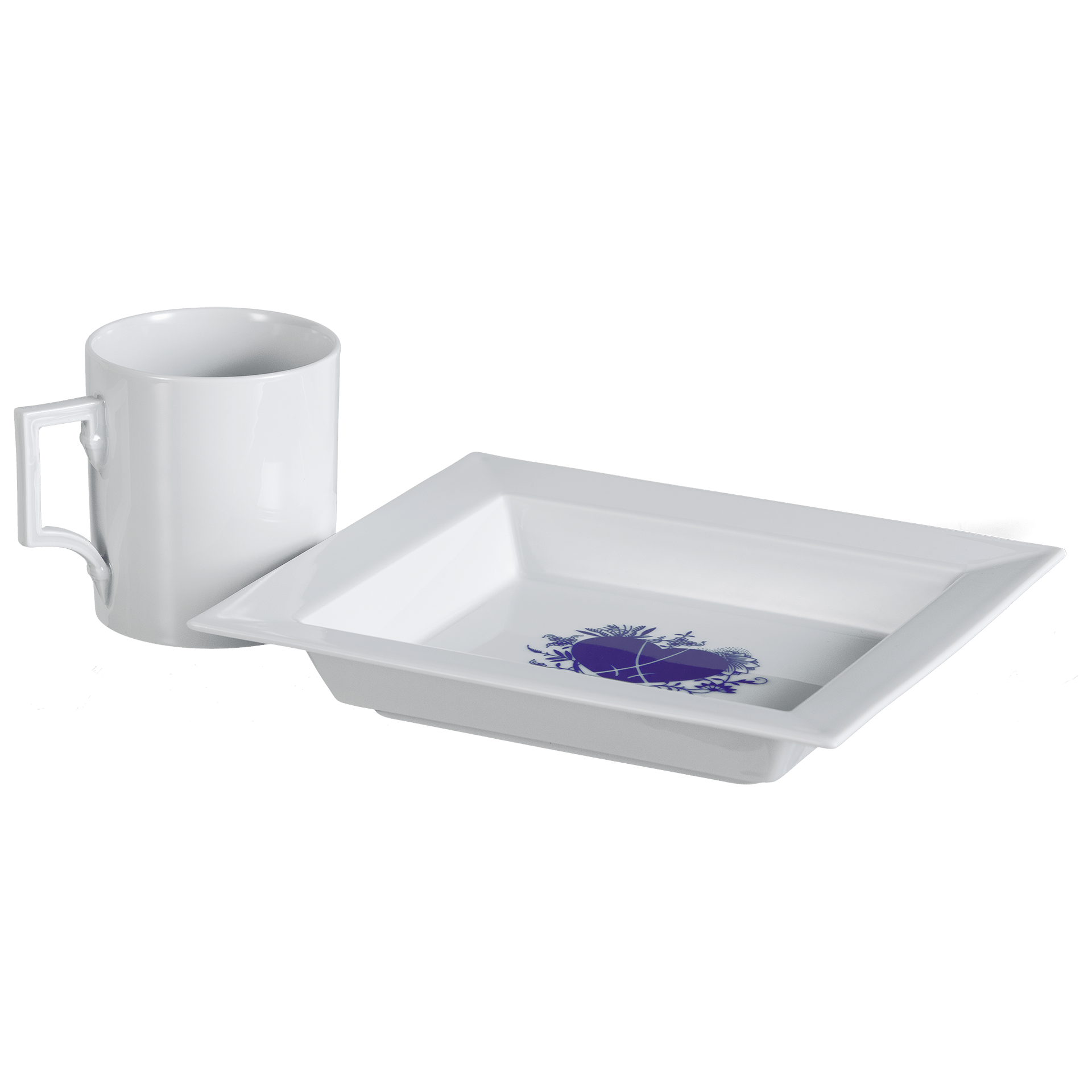 Homeoffice - Set Kaffeebecher & Vide - Poche Blue Passion, 2 - teilig | The Meissen Vide - Poche - Collection 79a451 - c5554 - Meissen Weimar