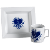 Homeoffice-Set Kaffeebecher & Vide-Poche Blue Passion, 2-teilig | The Meissen Vide-Poche-Collection
