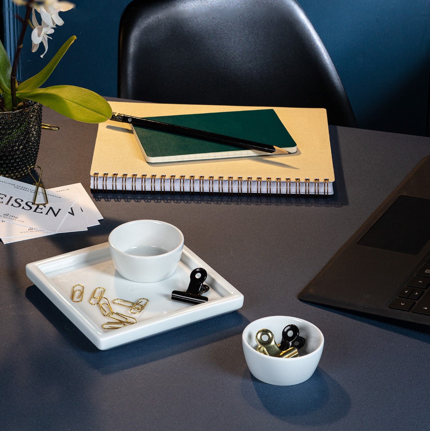 Homeoffice - Set Platte & Schüsseln Weiß, 3 - teilig | Meissen Cosmopolitan 000001 - c5332 - Meissen Weimar
