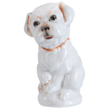 Hund, Rot staffiert, leicht, H 5,5 cm | Meissen Figuren-Edition Tierkinder