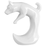 Hund, Weiß, H 11,5 cm | Meissen Figuren Chinesisches Jahrestier