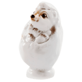 Igel, Bunt staffiert, leicht, H 5,5 cm | Meissen Figuren-Edition Tierkinder