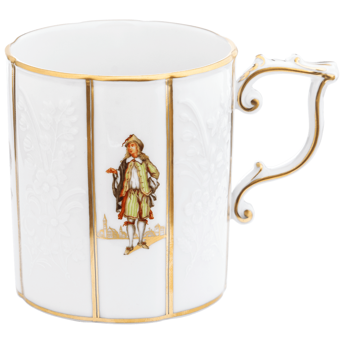 Kaffeebecher limitiert Porzellan H 9 cm | Meissen Limitierte Meisterwerke 29a274 - 55310 - Meissen Weimar