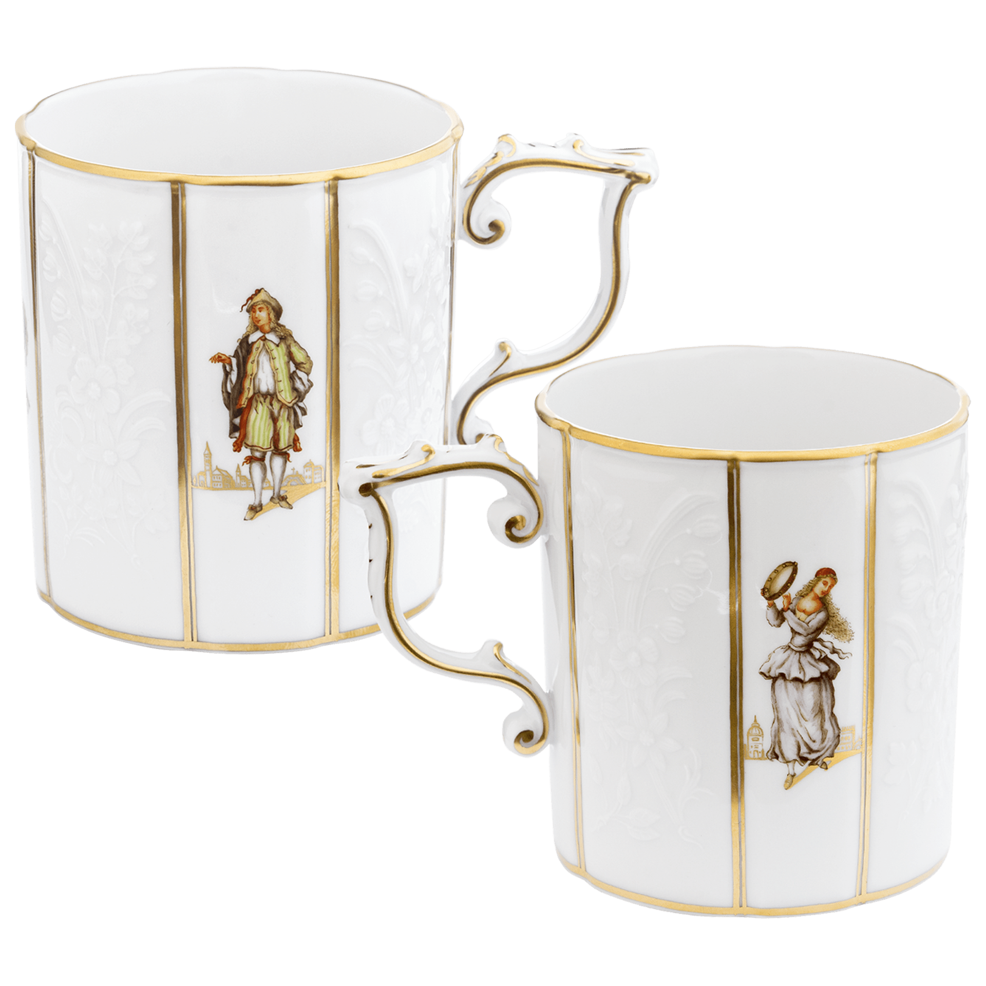 Kaffeebecher limitiert Porzellan H 9 cm | Meissen Limitierte Meisterwerke 29a274 - 55310 - Meissen Weimar