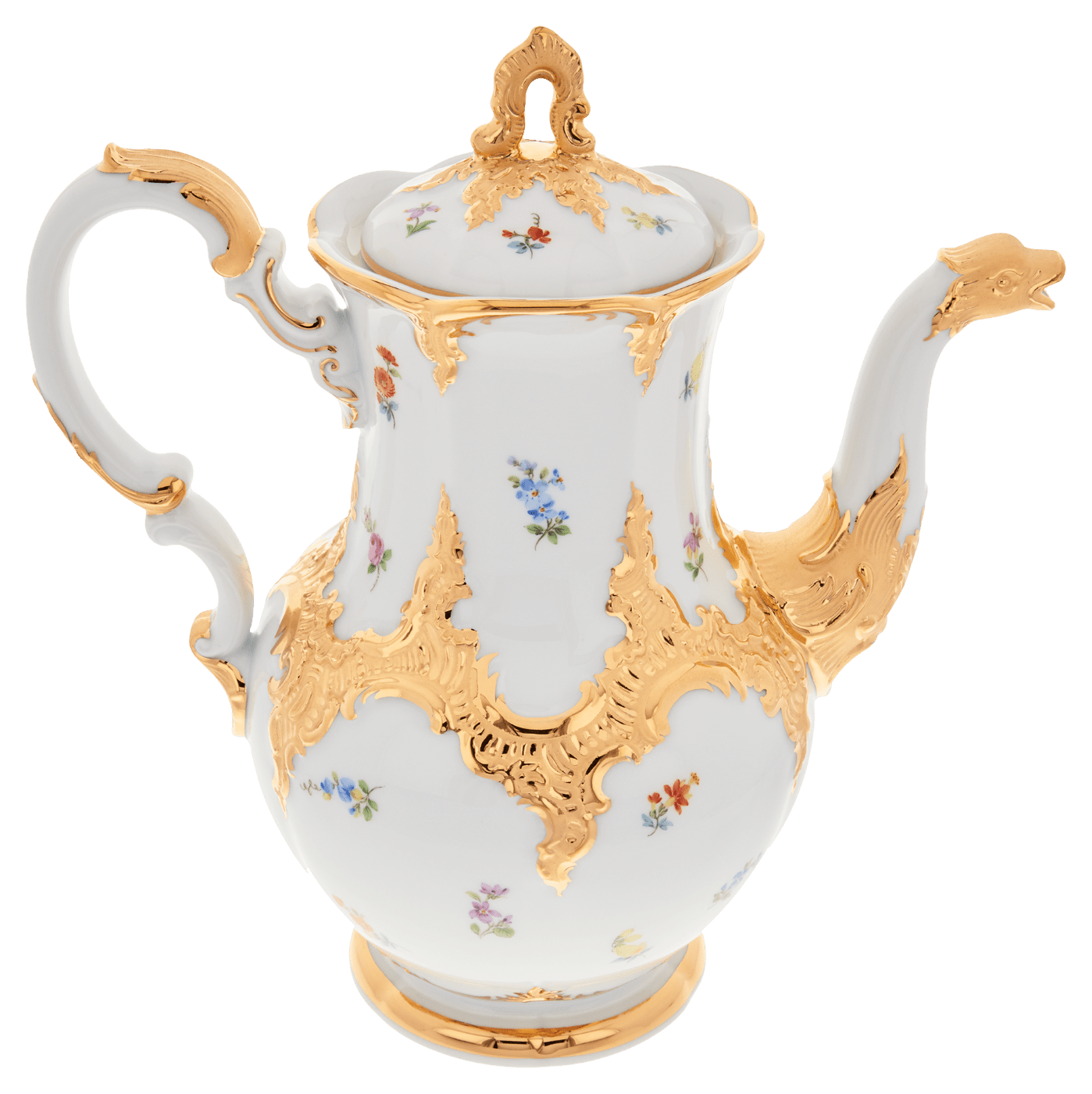 Kaffeekanne Goldbronze 28,5 cm, 1,5 l | Meissen B - Form 010179 - 15695 - Meissen Weimar