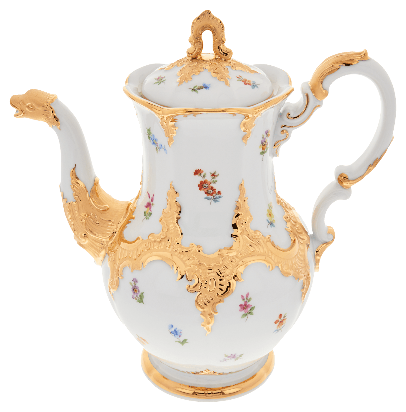 Kaffeekanne Goldbronze 28,5 cm, 1,5 l | Meissen B - Form 010179 - 15695 - Meissen Weimar