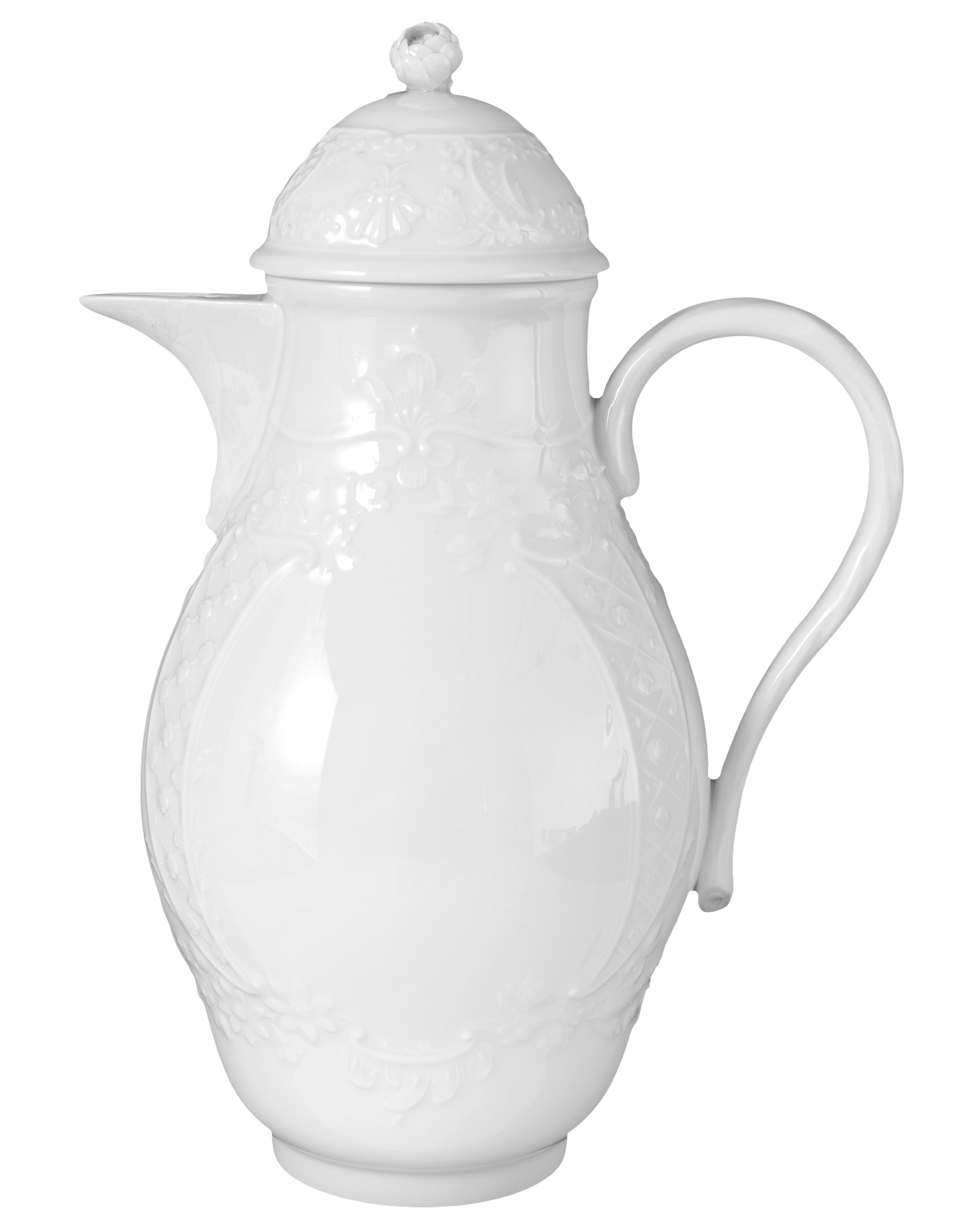 Kaffeekanne Weiß, H 25 cm | Meissen Kollektion Markenzeichen 000001 - 03694 - Meissen Weimar