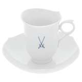 Kaffeetasse, Markenzeichen Meissen, kobaltblau, V 0,15 l | Meissen Wellenspiel Pur