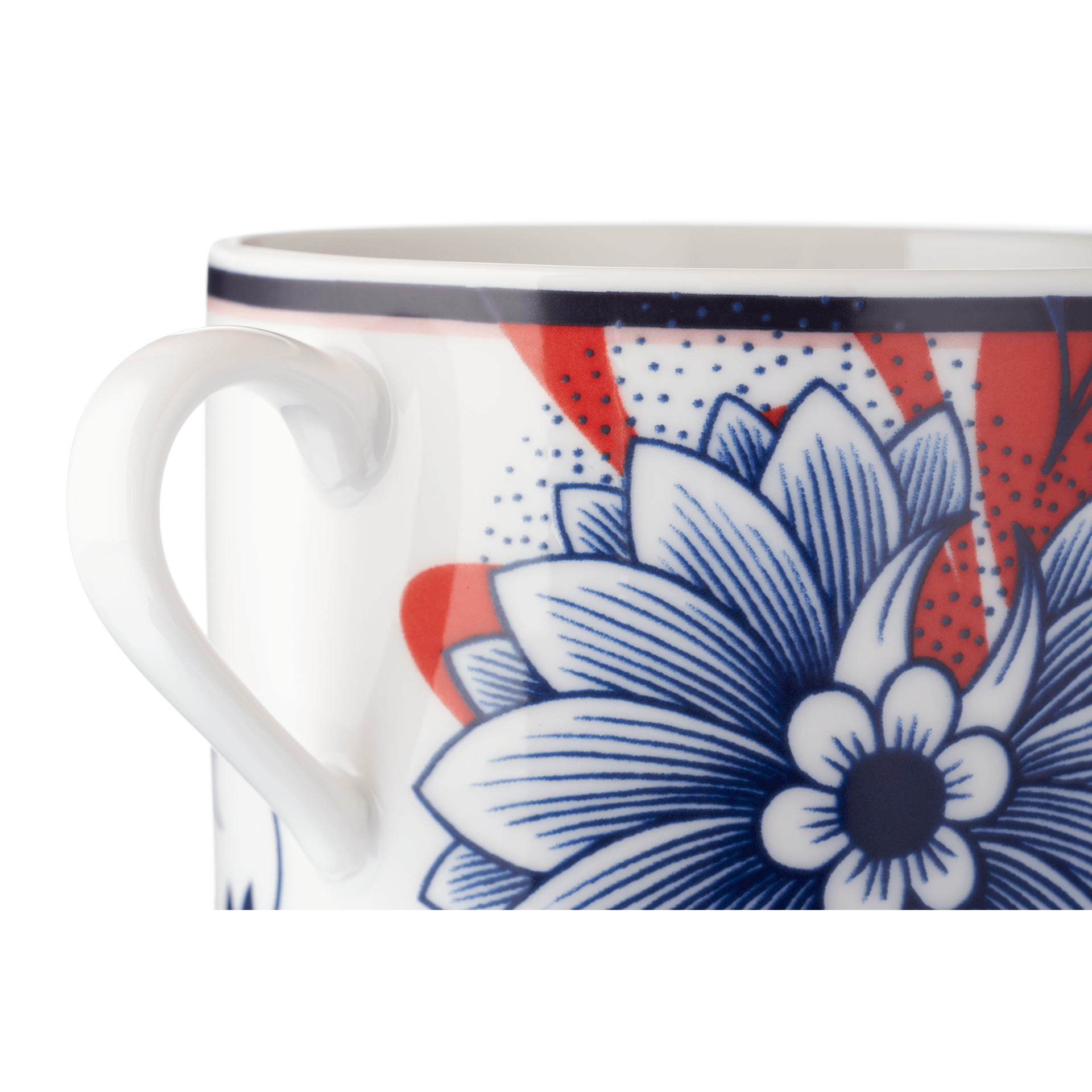 Kaffeetasse, "Bloomy Feathers", 0,15 l | Meissen Collage 79A545 - 36582 - Meissen Weimar