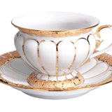 Kaffeetasse, Form "X-Form", Goldbronze, leicht, V 0,16 l | Meissen X-Form