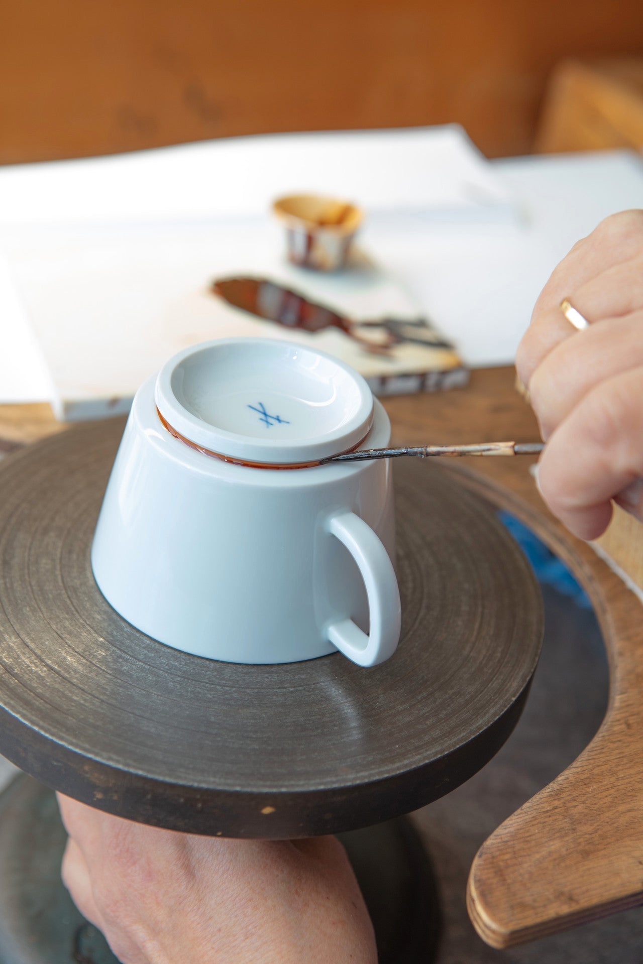 Kaffeetasse Platinum, V 0,15 l | Meissen Vitruv 99a595-43982 - Meissen Weimar