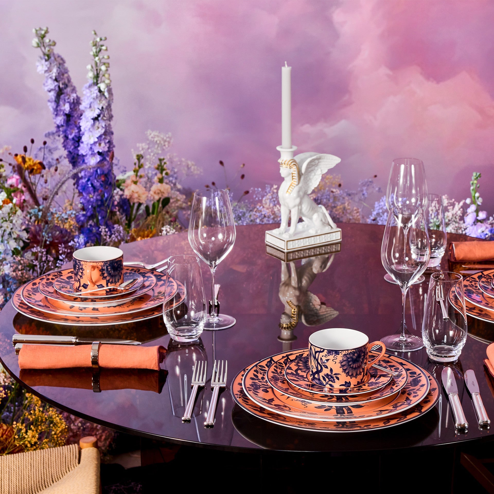 Kaffeetasse rot Ø 14,5 cm | Meissen No.41 Zwiebelmuster 79b510-36582 - Meissen Weimar