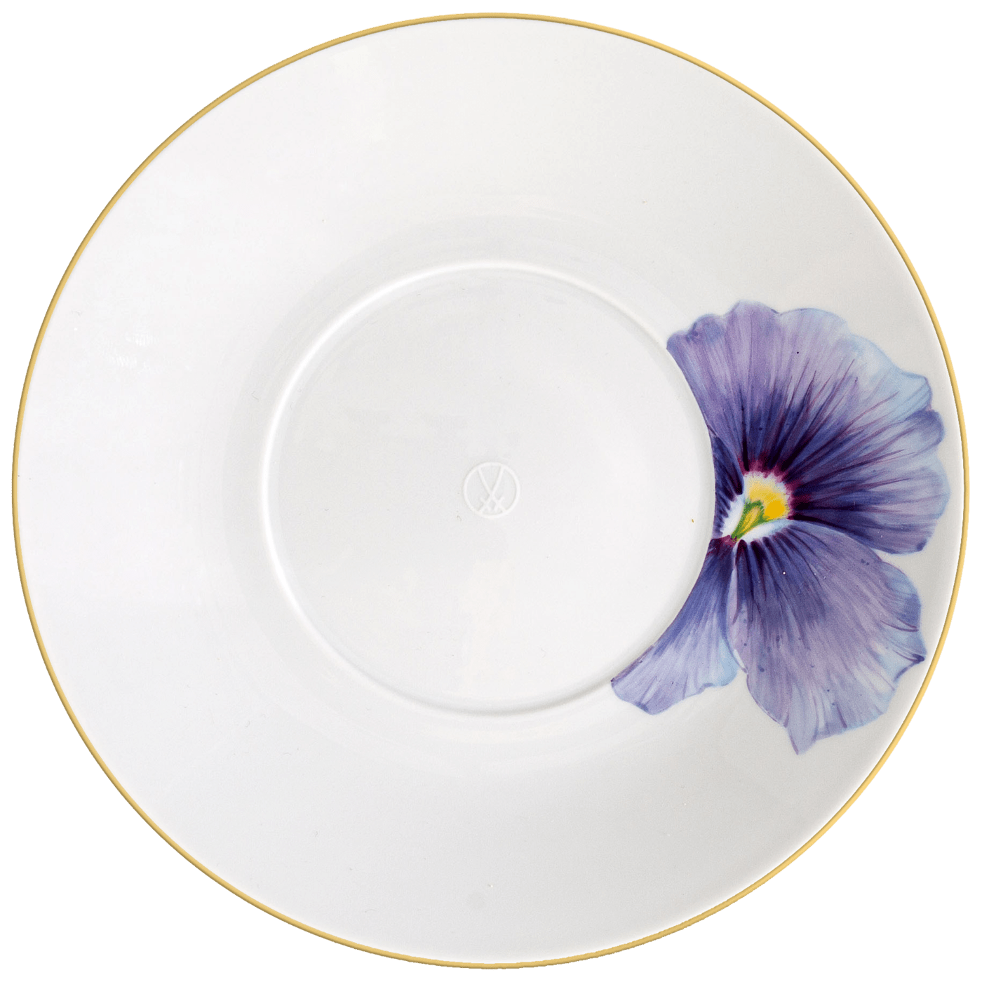 Kaffeetasse und Untertasse, Stiefmütterchen Goldrand, V 0,25 l | Meissen Cosmopolitan 61b160 - 37582 - Meissen Weimar