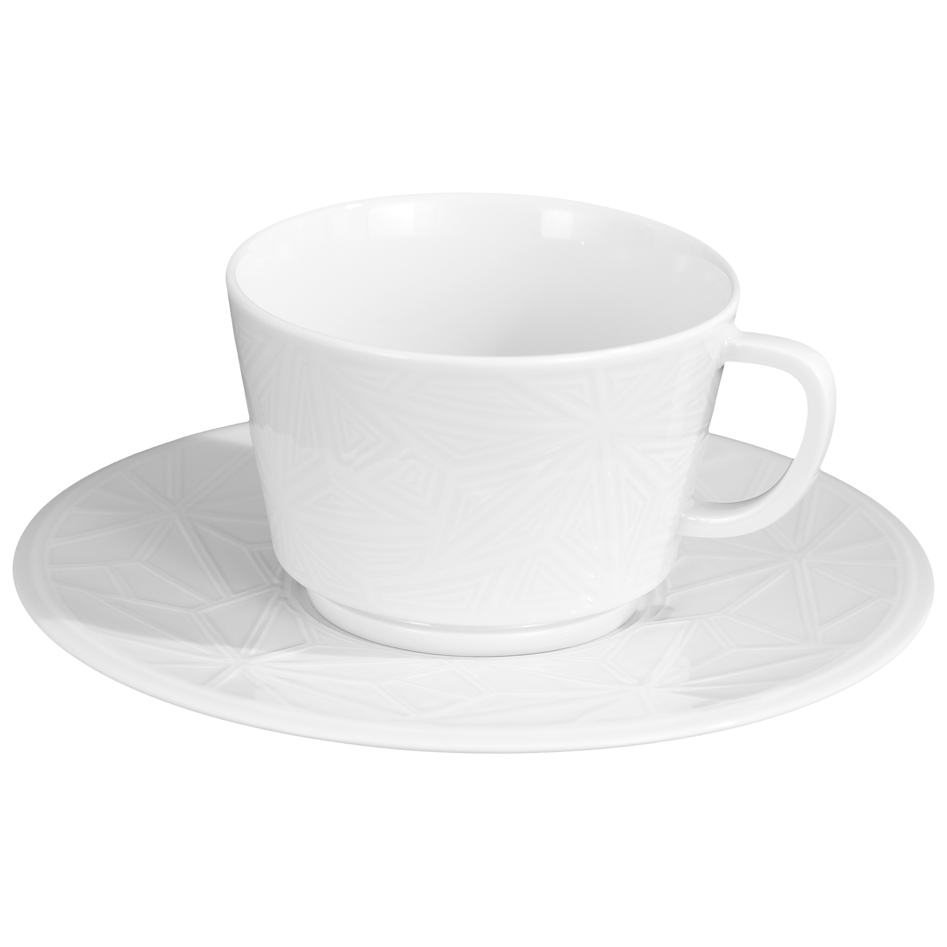 Kaffeetasse Weiß Ø 16,5 cm, V 0,15 l | Meissen Vitruv Graphic 000001 - 45582 - Meissen Weimar