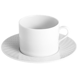 Kaffeetasse,  Weiß, V 0,15 l | Meissen No.41 Wellenspiel Relief