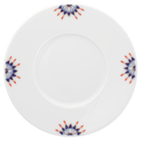 Kaffee/Tee/Cappuccinountertasse, Blütenknospe, kobaltblau, rot und goldschattiert, Ø 14,5 cm | Meissen No. 41 Noble Blue