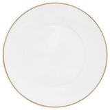 Kaffee/Tee/Cappuccinountertasse, ohne Dekoration, Goldrand, Ø 14,5 cm | Meissen No.41
