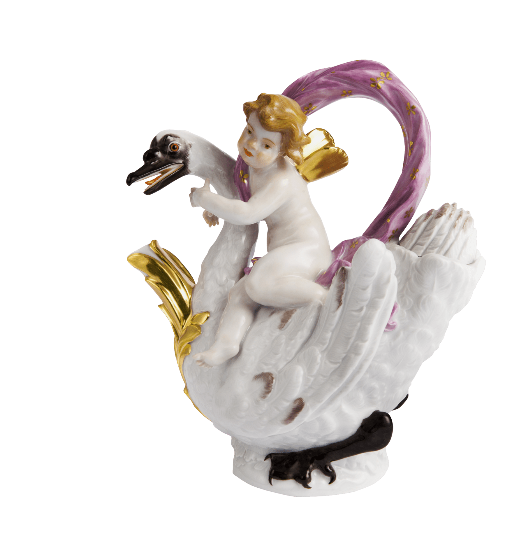 Kanne, bunt und gold staffiert, H 21,5 cm | Meissen Exklusiv - Kollektion 900380 - 73659 - Meissen Weimar